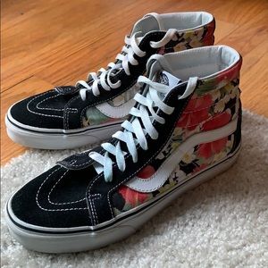 VANS Floral High Top Sneakers Size 8 (Men’s 6.5)